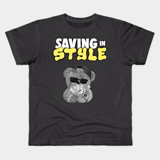 Saving in Style Finance Budgeting Kids T-Shirt